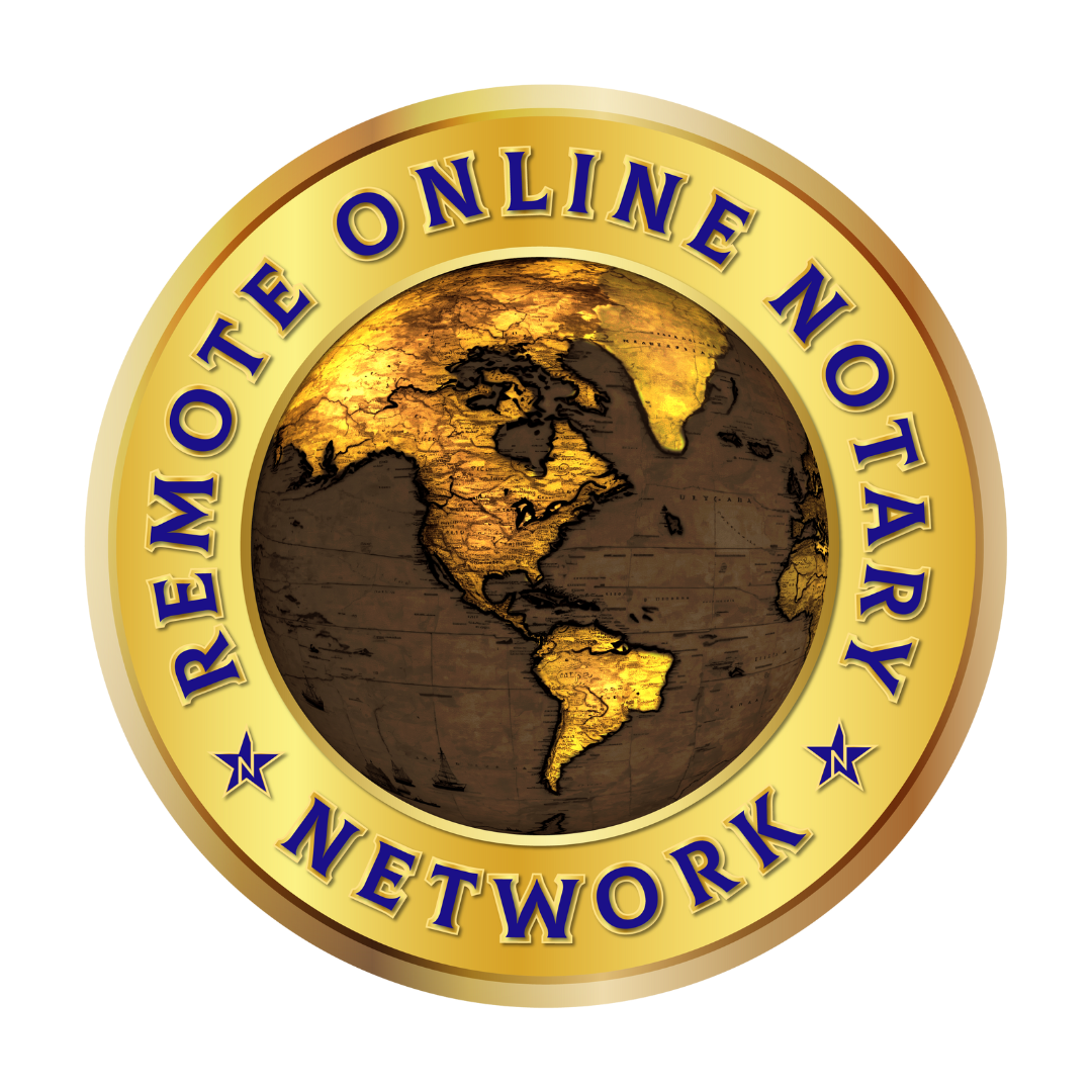 Remote Online Notary Network credential